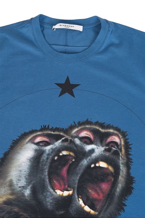 givenchy screaming monkey t shirt white|givenchy t shirt sale.